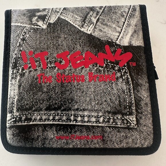 2 for $10 🎁 NWOT !it Jeans CD/DVD Case - Picture 1 of 6